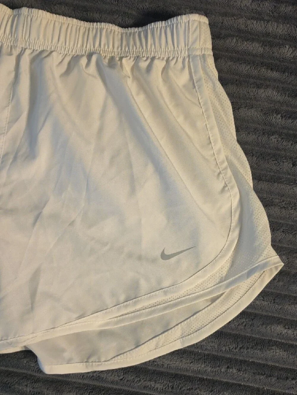 Nike White Women’s Athletic Running Shorts
